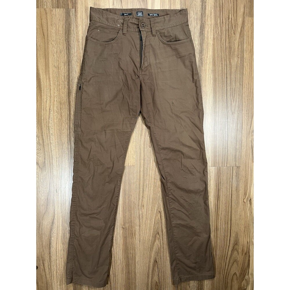 Prana Pants Mens 28x34 Brown Stretch Hiking Outdoor Casual
